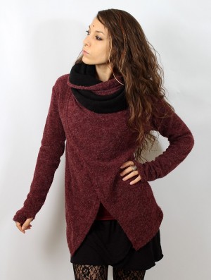 Toonzshop Adrika Cardigan Strickjacke Damen Wine | 1475NMLTZ