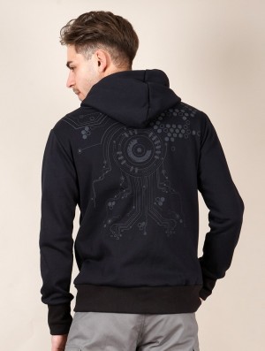 Toonzshop Aegnor Core Zipped Hoodie Hoodie Herren Schwarz | 9607RWMEO