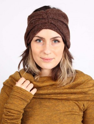 Toonzshop Aikköo Headband Hüte Damen Braun | 6429WDXIB