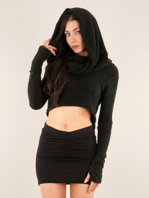 Toonzshop Alixx Pullover Bolero Pullover Damen Schwarz | 0386DNUMT