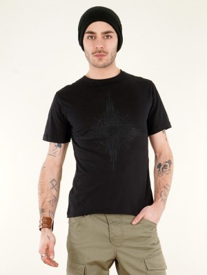 Toonzshop Amun Circuit Short Sleeves T-shirt T-Shirt Herren Schwarz | 8703MEADU