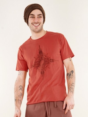 Toonzshop Amun Circuit Short Sleeves T-shirt T-Shirt Herren Rusty | 1680UVFNH