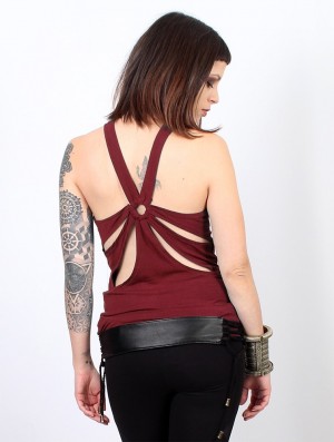 Toonzshop Anaba Top Oberteile Damen Wine | 8450DZHLF