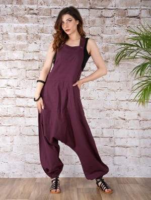 Toonzshop Bhakta Harem Pant Overalls Hose Damen Wine | 9573JHYQI