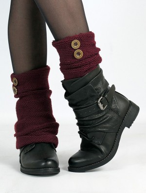 Toonzshop Delyäa Legwarmers Legwarmer Damen Wine | 7382PWVRX