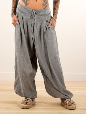 Toonzshop Divyna Gender Neutral Harem Pants Hose Damen Grau | 1764ZCARG