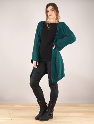 Toonzshop Earwen Knitted Long Jacket Jacken Damen Dunkel | 8149DQLOM