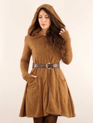 Toonzshop Enchantress Hooded Coat Mäntel Damen Rusty | 2954INEOX