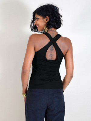 Toonzshop Eneko Sleeveless Top Oberteile Damen Schwarz | 3540CVPTQ