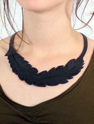 Toonzshop Feather Inner Tube Necklace Jewels Damen | 7695VPQWO