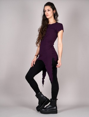 Toonzshop Himaskhalan Tunic Kleid Damen Dunkellila | 7918CBUXQ