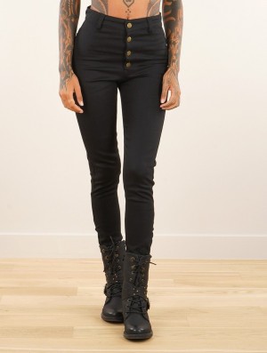 Toonzshop Karusa Jeans Jeans Damen Schwarz | 7350GEUVB