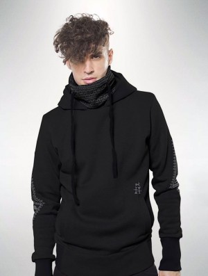 Toonzshop Lappi Hoodie Hoodie Herren Schwarz | 7832AVMBT