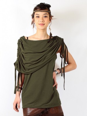 Toonzshop Liko Top Oberteile Damen Grün | 2693HULEN