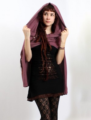 Toonzshop Magik Hooded Cape Ponchos Damen Wine | 6931SYKBM