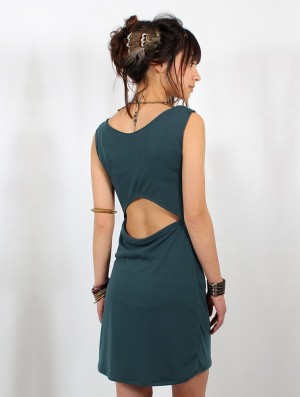 Toonzshop May-lï Dress Kleid Damen Teal | 6485JUMTK