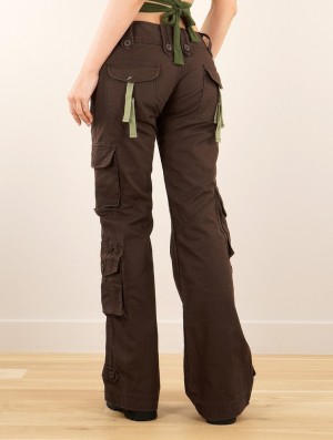 Toonzshop Molecule Cargo Pants 45062 Hose Damen Braun | 0256EBIYK