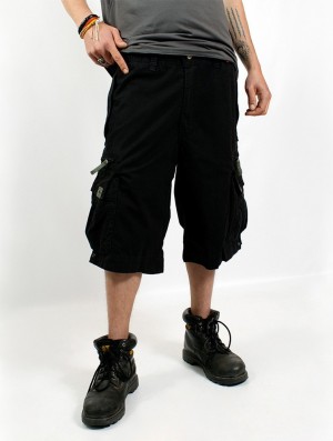 Toonzshop Molecule Cargo Shorts 45020 Kurze Hose Herren Schwarz | 9257RYBGT