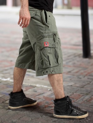 Toonzshop Molecule Cargo Shorts 45020 Kurze Hose Herren Grün | 0147KYNUB