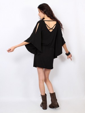 Toonzshop Moonaï Dress Kleid Damen Schwarz | 4917UFLPE
