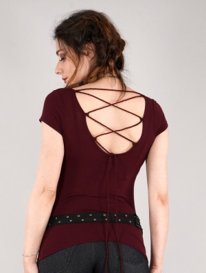 Toonzshop Näae Top Oberteile Damen Wine | 2756XJYTM