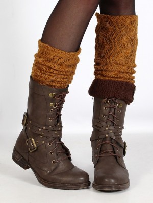 Toonzshop Naïlo Crochet Legwarmer Legwarmer Damen Rusty | 4681WENKT