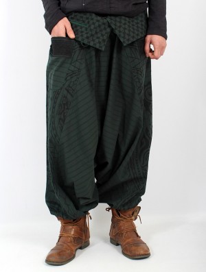Toonzshop Necka Gender Neutral Harem Pants Hose Herren Grün | 8039IYAJM