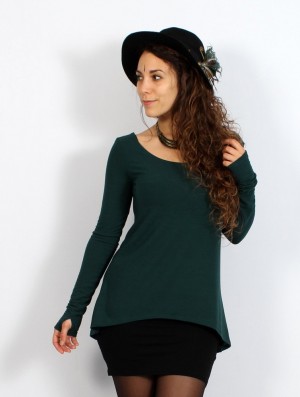Toonzshop Noäa Long Sleeve Tunic Tunic Damen Dunkel | 3180VPNXU