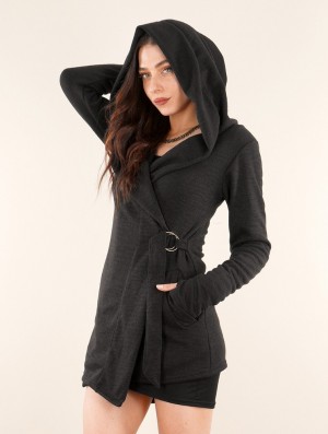 Toonzshop Nyxx Rmx Hooded Jacket Jacken Damen Schwarz | 3407YSGIV