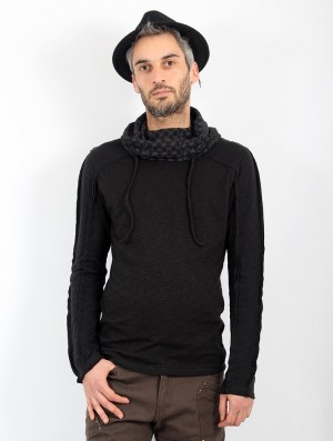 Toonzshop Psylo Hoodie "Kafiya" Hoodie Herren Schwarz | 2405LFXDS