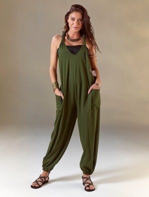 Toonzshop Sampatti Harem Pant Overalls Hose Damen Grün | 6083ZVDRS