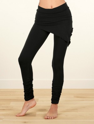 Toonzshop Seiji Skirted Leggings Rock Damen Schwarz | 5728LKZHM