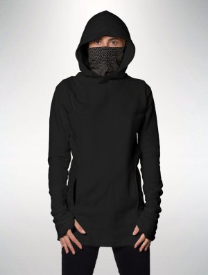 Toonzshop Tao Long Hoodie Hoodie Damen Schwarz | 9726GFPQD