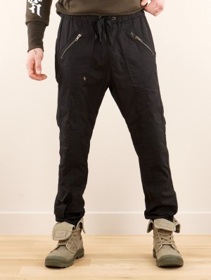 Toonzshop Tawa Gender Neutral Cargo Pants Hose Herren Schwarz | 6751OFUIT