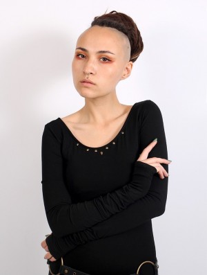 Toonzshop Tchaïka Long Sleeve Top Oberteile Damen Schwarz | 9567JMNPF
