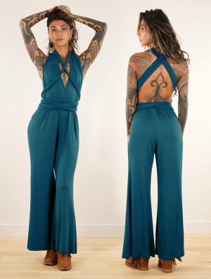 Toonzshop Wakiza Infinity Jumpsuit Jumpsuit Damen Blau | 8096ACIPJ