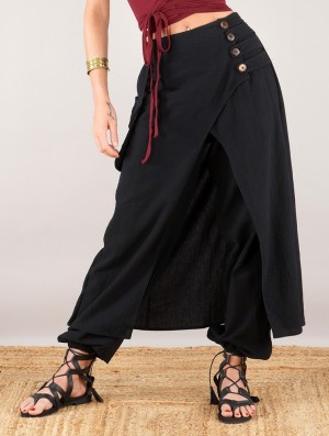 Toonzshop Wanda Harem Skirt Pants Rock Damen Schwarz | 5308YTFDC
