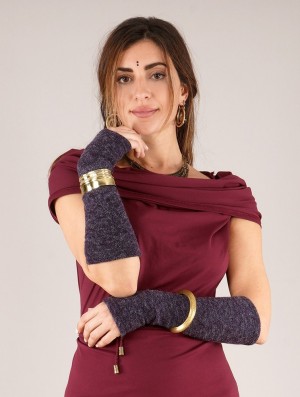 Toonzshop Yüm Arm Warmers Fingerless gloves-legwarmers Damen Lila | 6301JGIFU