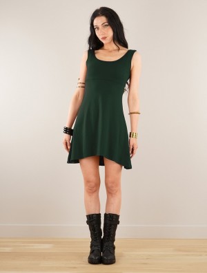 Toonzshop Ysïaak Sleeveless Dress Kleid Damen Grün | 1480JOKXB