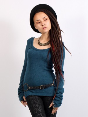 Toonzshop Ysïs Pullover Pullover Damen Blau | 4250KODZL