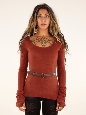 Toonzshop Ysïs Pullover Pullover Damen Sienna | 5169ELNZC
