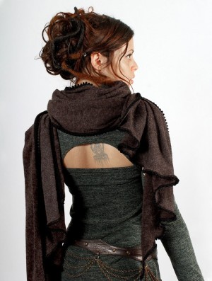 Toonzshop Zahïoo Shawl-scarf Schal Damen Braun | 4075YSXBL