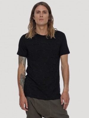 Toonzshop Zentangle T-shirt T-Shirt Herren Schwarz | 0785DCAUI