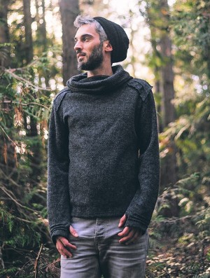 Toonzshop Özz Sweater Top Pullover Herren Grau | 5789RSYXN
